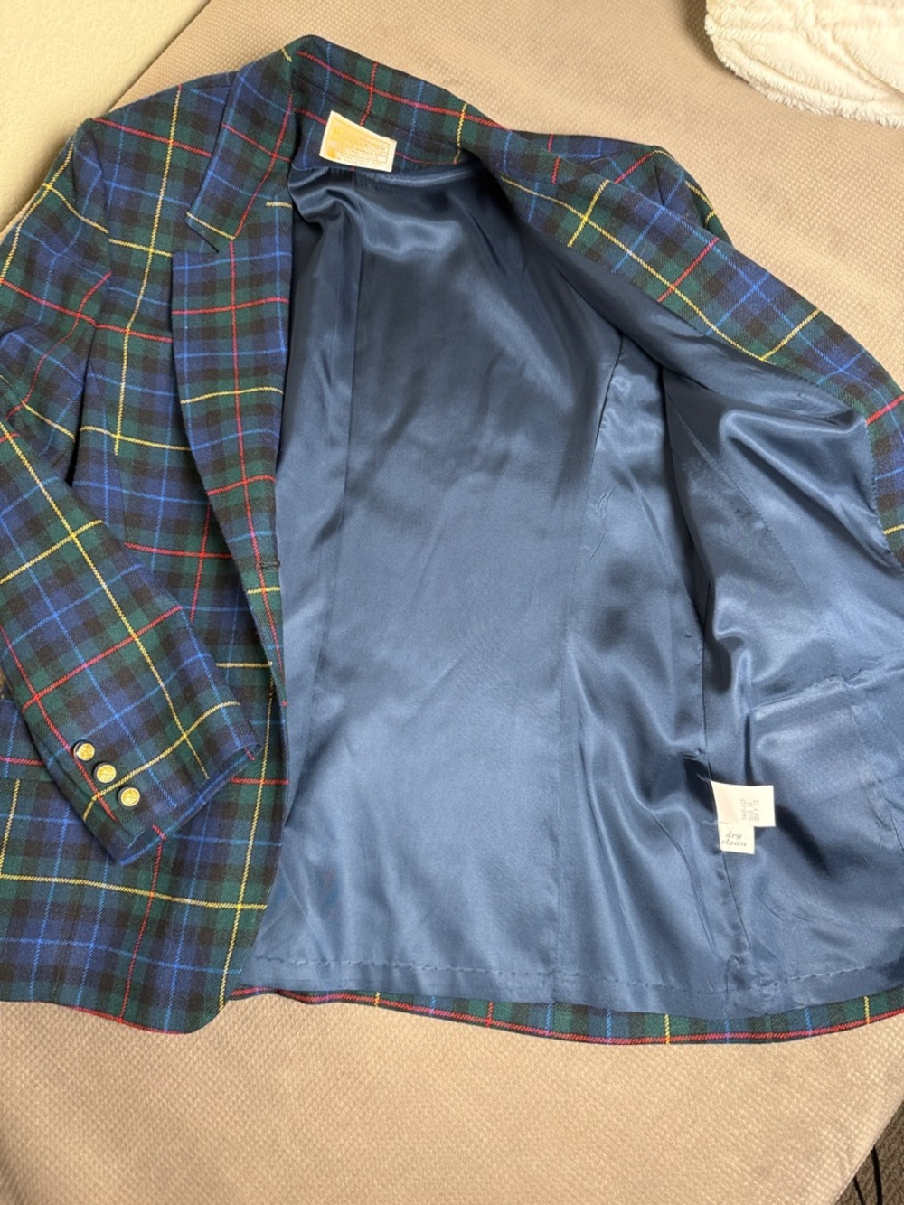Pendleton Authentic Smith Scottish Tartan Wool Blazer - Picture 2 of 8